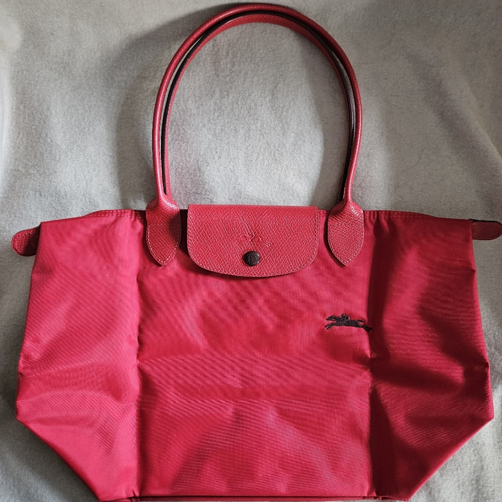 Longchamp Shoulder Bag Red Nylon